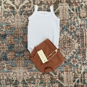 NWT Quincy Mae Bloomers with Tank Onesie